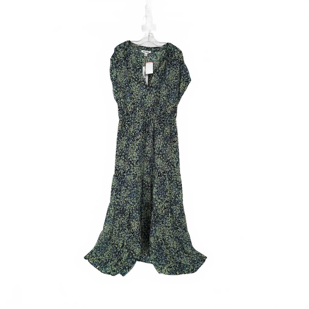 Steve Madden Floral Maxi Dress Blue/Green | Women’s M Polyester Maxi Dress